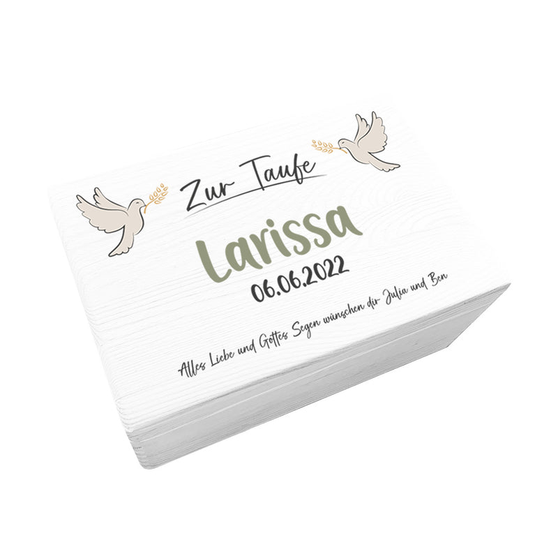 XL Memory Boxes - Natural Wood - Christening / School / Kindergarten / Communion - Personalized | Smack Boxes