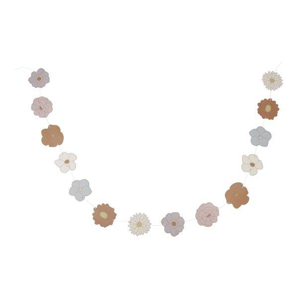 Girlande Vintage Little Flowers – Dekoration fürs Kinderzimmer