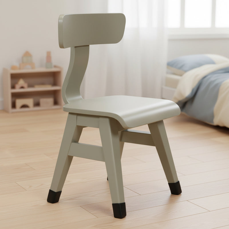 Kinderstuhl aus Holz, Olive