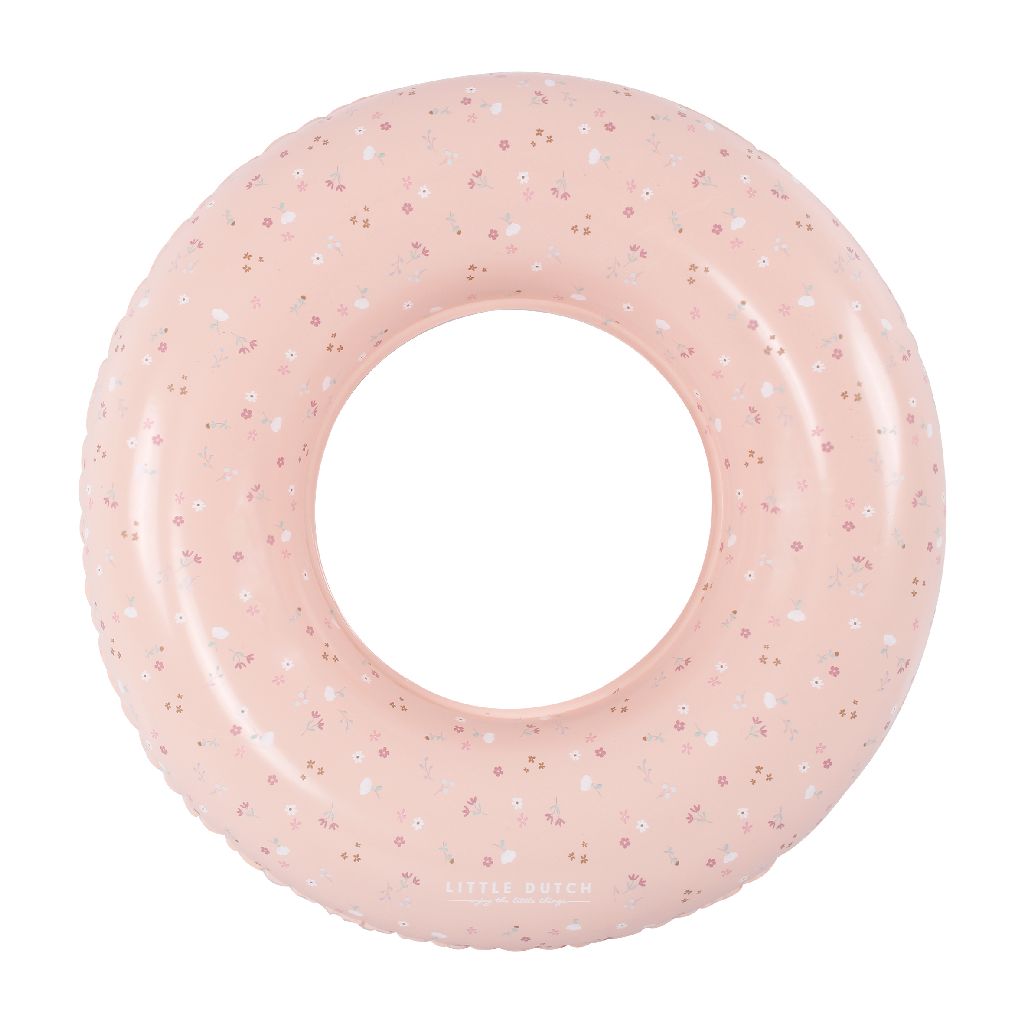 Schwimmring für Kinder 50 cm in Pink – Blumen & Schmetterlinge