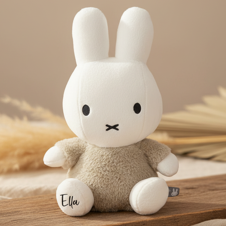 Cuddly Toy Miffy Bunny Fluffy Green 25 cm – Gift for Babies