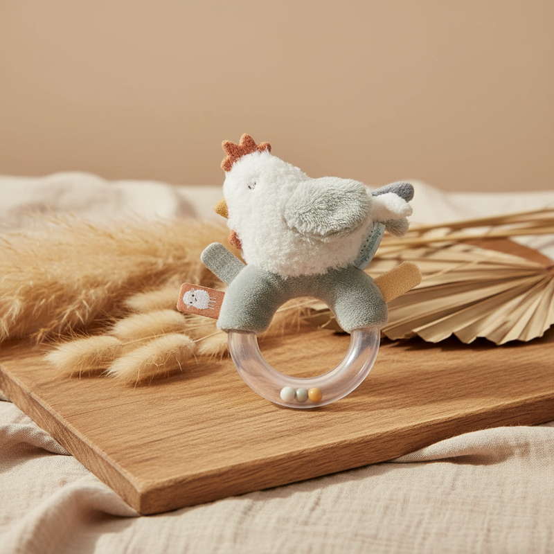 Rassel-Greifling Huhn Little Farm – Babyspielzeug zum Greifen