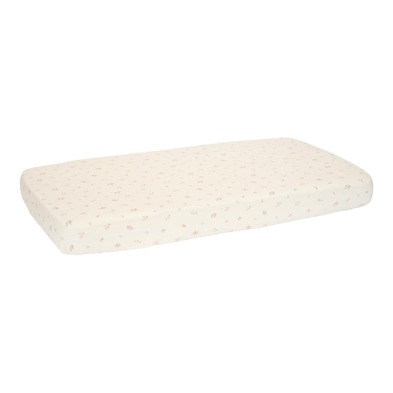 Fitted sheet for cradle Fairy Blossom 40 x 80 cm | Little Dutch
