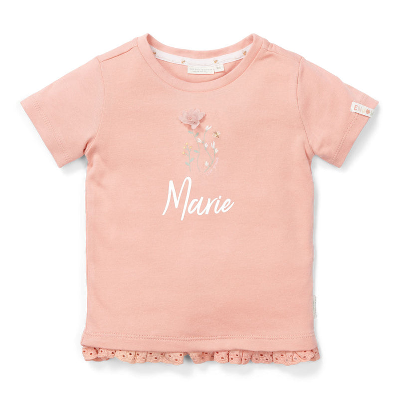 T-Shirt kurzarm Flower Pink | Little Dutch