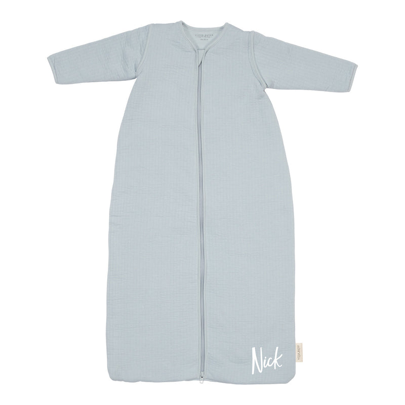 Sleeping bag winter 90 cm Pure Soft Blue | Little Dutch
