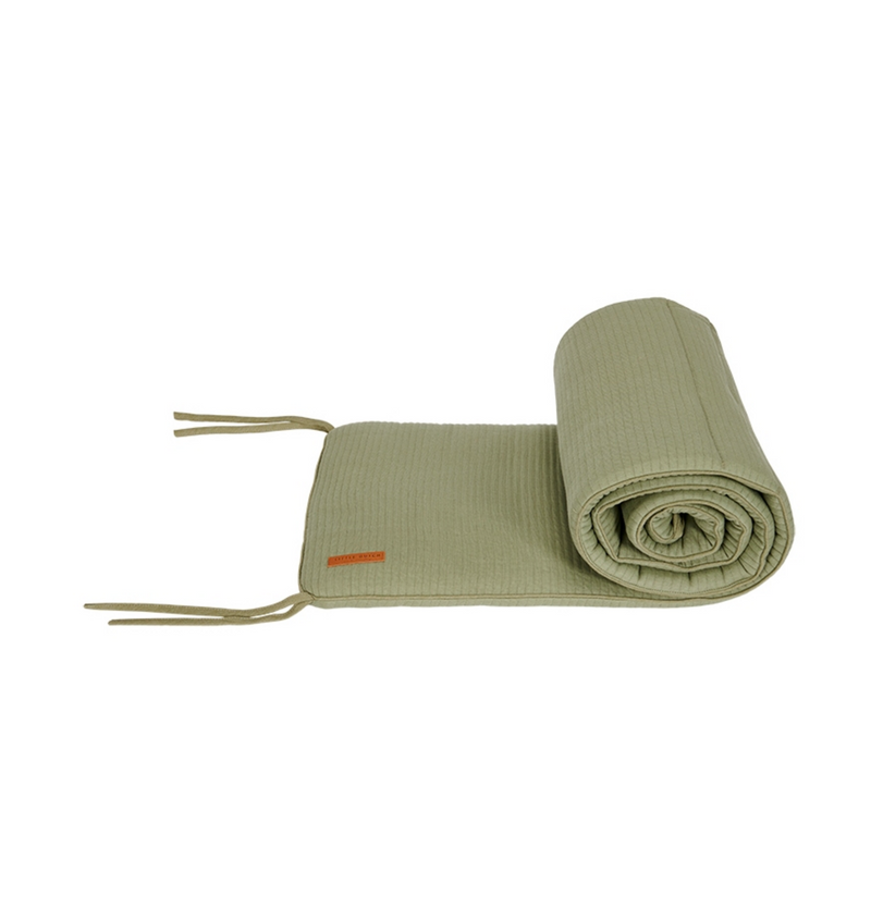 Bed bumper Pure, olive | Little Dutch