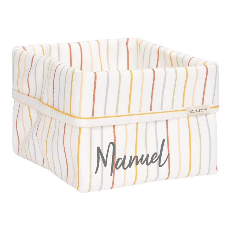 Pflegekörbchen Vintage Sunny Stripes, klein  | Little Dutch