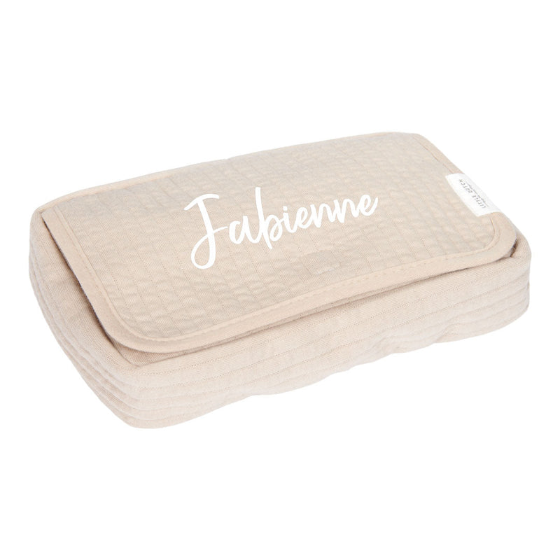 Feuchttücherbezug Pure Beige | Little Dutch