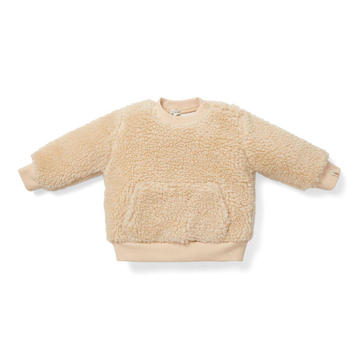 Teddy Fleece Jumper Sand – A cosy children's jumper for cold days