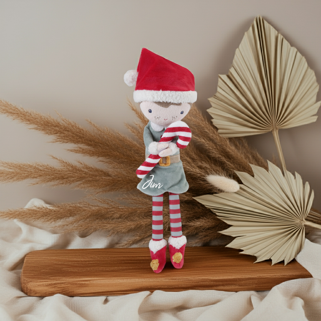 Winterpuppe Jim 35 cm | Kuschelpuppe für Kinder