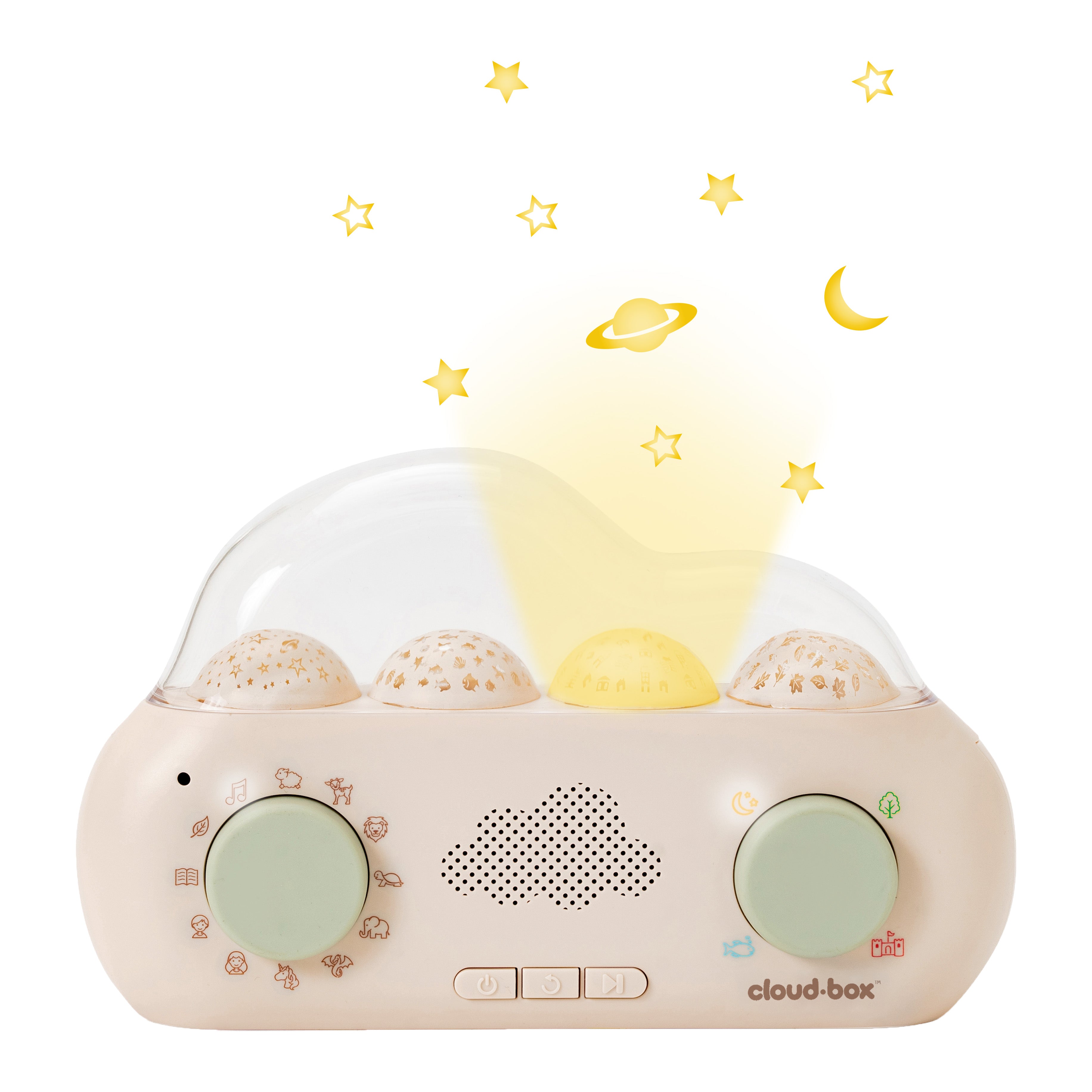 Cloud-Box die Hörspielbox mit Lichtprojektor | cloud.b
