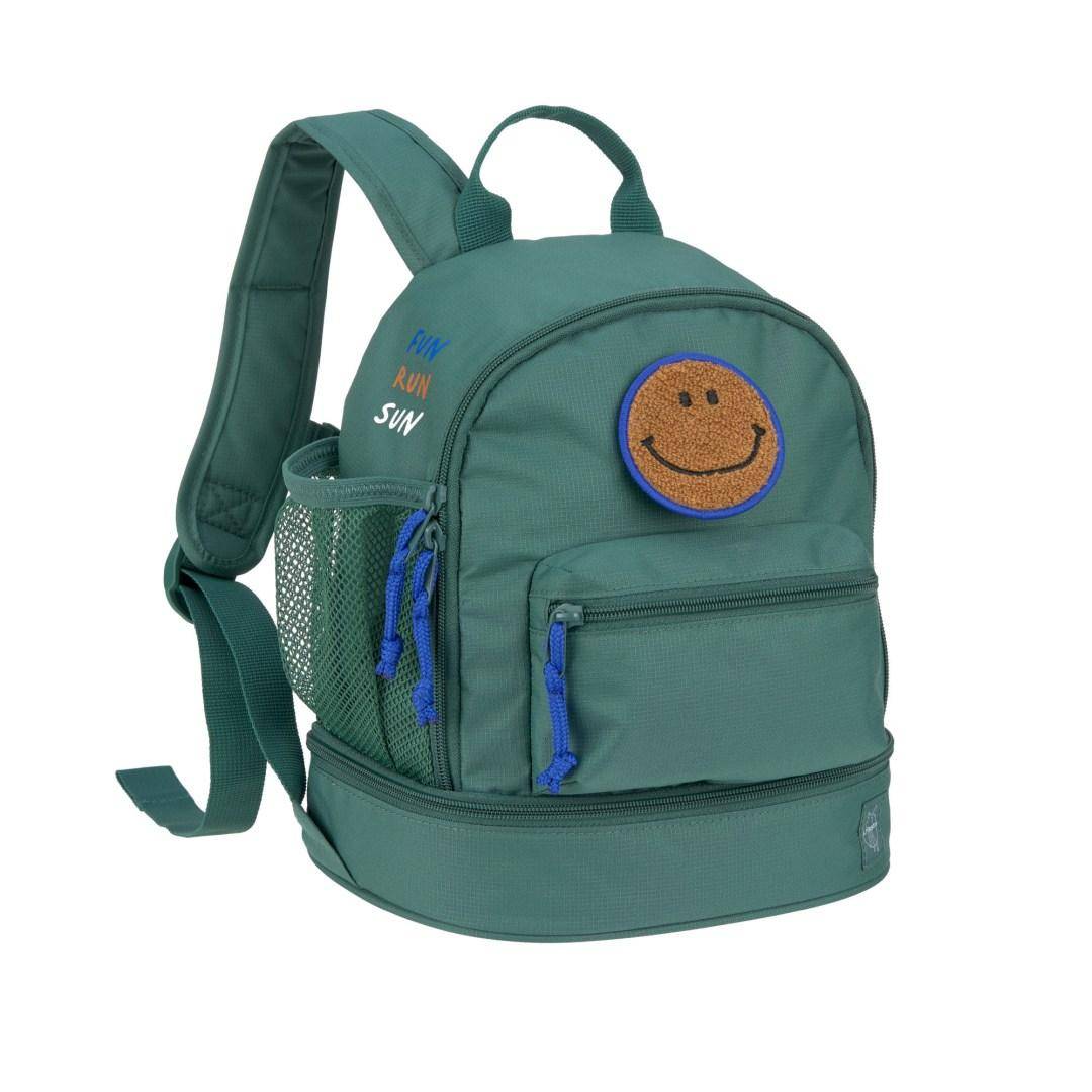 Kindergartenrucksack Mini - Little Gang, Dunkelgrün | Lässig