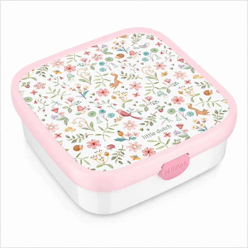 Mepal Campus Bento Brotdose Groß Fairy Wonders mit Bento-Einsätzen und Gabel für Kindergarten und Schule