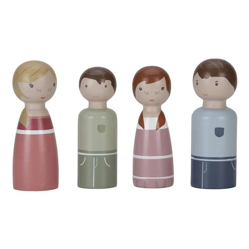 Puppenhaus - Erweiterungsset Familie Rosa